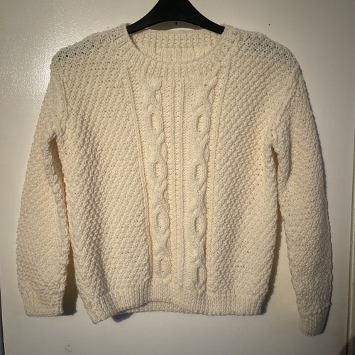 Ladies winter aran wool hand - aran,