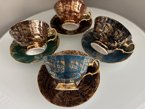 Mismatched set bone china - mismatched, of