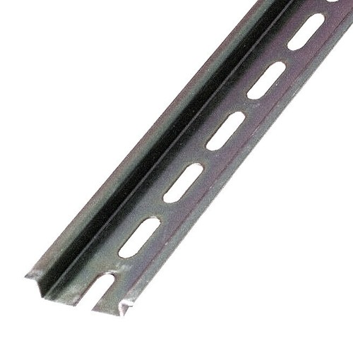 Slotted din rail - slotted, 2m