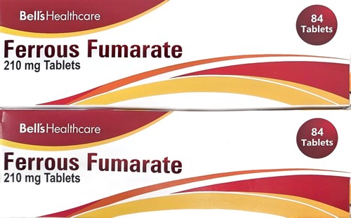 Ferrous 210mg iron tablets - 210mg,