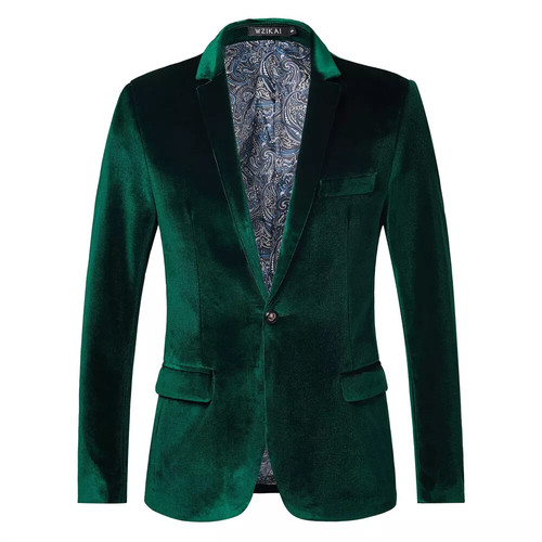 Men velvet work - velvet, blazer