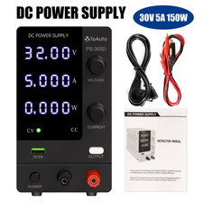 30V 5A Power Supply DC Variable Adjustable Lab Bench Supply Switching Precision