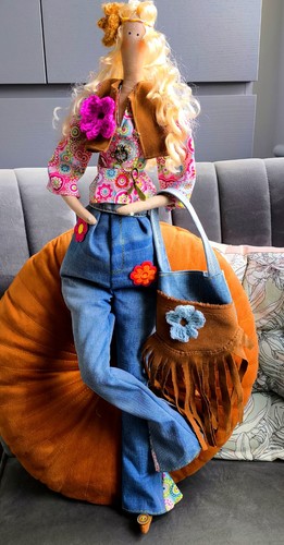 Handmade tilda doll charming - doll,