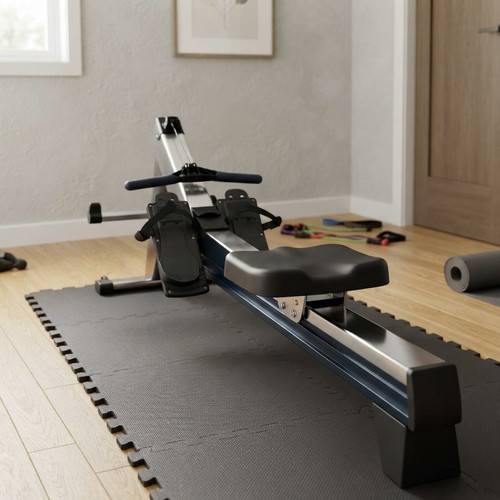 Silicone rowing machine - rowing, seat