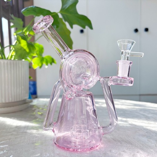 Pink vortex glass - pink,