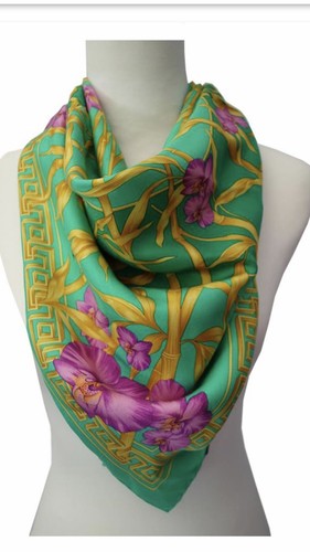 Versace silk scarf - versace,