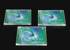 3 x TDK CD-R 80 Minute AUDIO