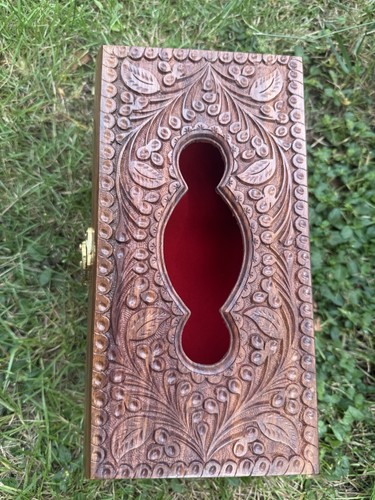 Hand made carved wooden - made,