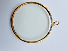 Large Antique 9ct Gold photo locket pendant