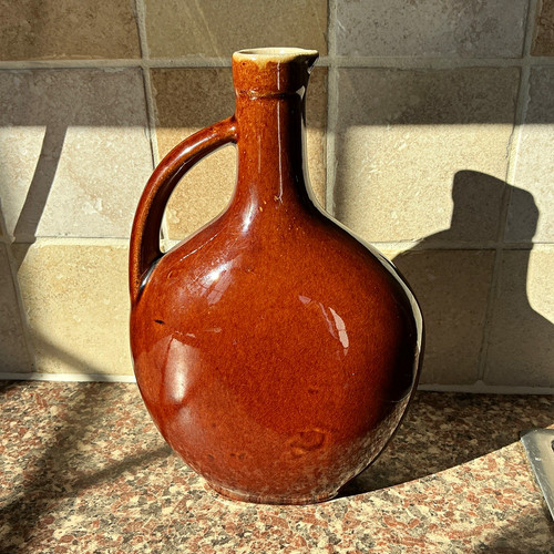 Dartmouth brown glossy - brown, ceramic