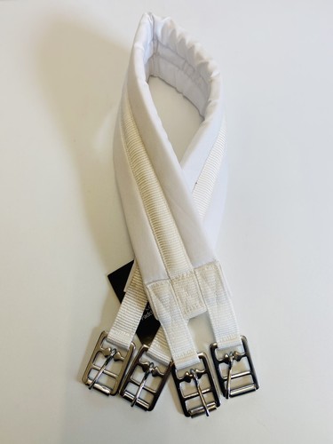 Girth white padded cotton - white,