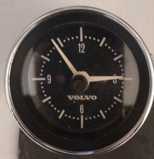 Volvo Dial Gauge Clock, 12 Volt, Dated 1971