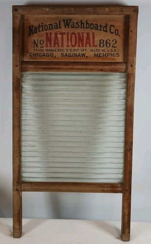 National washboard glass 862 - national,
