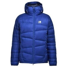 KARRIMOR Mens Blue Featherlite Down Insulated Hooded Parka Jacket XL BNWT