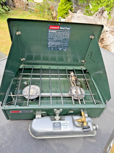 Coleman 424 dual fuel camping - coleman,