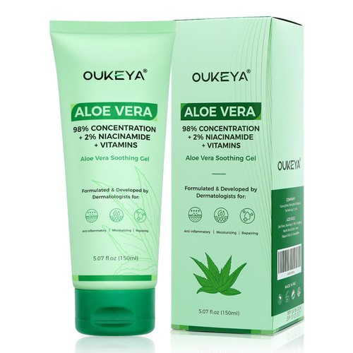 Oukeya aloe vera organic gel - aloe,