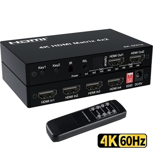 Hdmi matrix audio 4k - matrix, w/audio