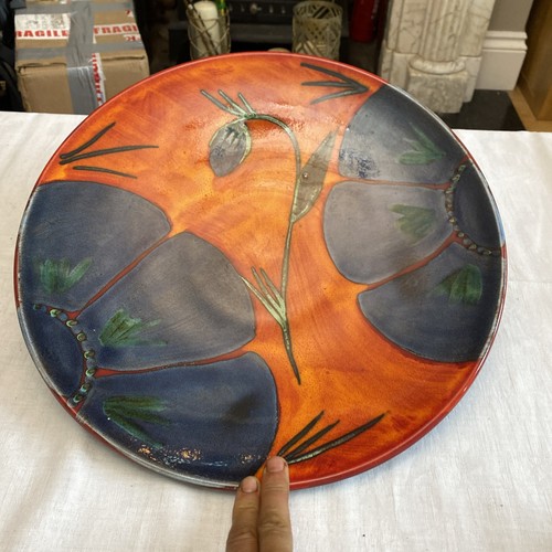 Large poole pottery - a,