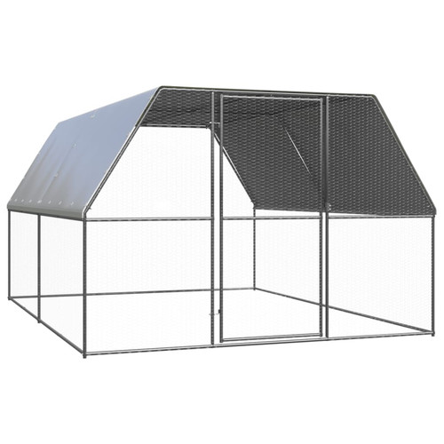 Chicken run 3x4x2m galvanised - chicken,