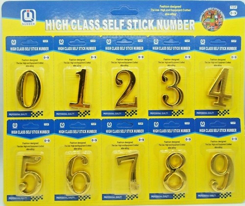 Self adhesive 3d house - 0-9,