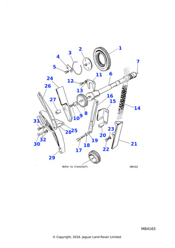 Jaguar genuine thrust plate - genuine,