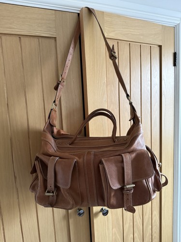 Mulberry leather holdall bag - leather,