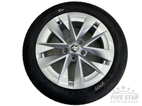 Skoda octavia r17 alloy wheel - skoda,