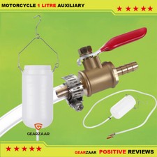 UNIVERSAL MOTORCYCLE 1 LITRE AUXILIARY FUEL TANK & CARB BALANCING TOOL