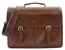 Mens Leather Briefcase Cross