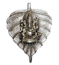 Ganesh Bodhi Leaf Hindu God