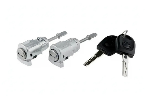 Lock set with two - , keys