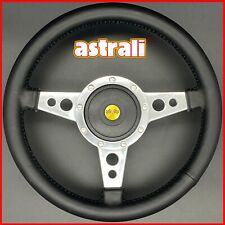 13" Leather Classic Mini Steering Wheel & Boss Kit h