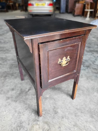 Vintage 20thc mahogany single - vintage,
