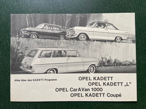 Old brochure opel - brochure,, kadett