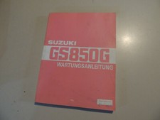 Suzuki GS 850 G GL 1979-1986 Workshop Manual Servicing Repair