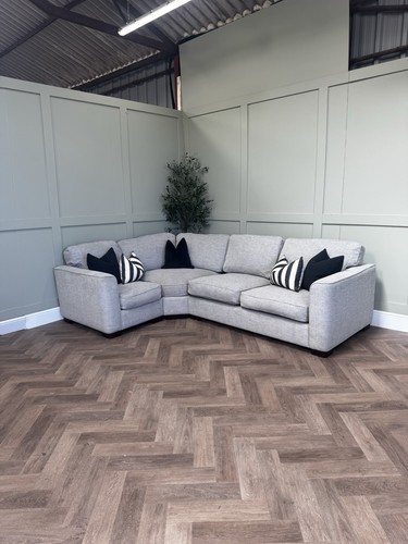 Grey elora fabric curved rhf - elora,