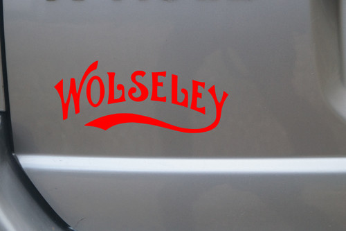 Wolseley logo decal sticker-