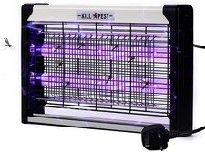 Electric Fly Killer Mosquito Control Dual 365–395nm Light 1800V Grid Safe Silent