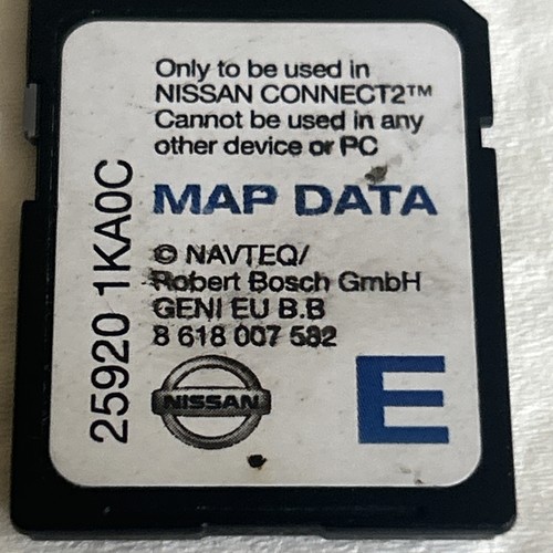 Nissan connect2 map data - connect2, sd