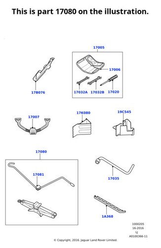 Land rover genuine jack - genuine,