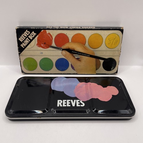 Vintage reeves paint box - reeves,