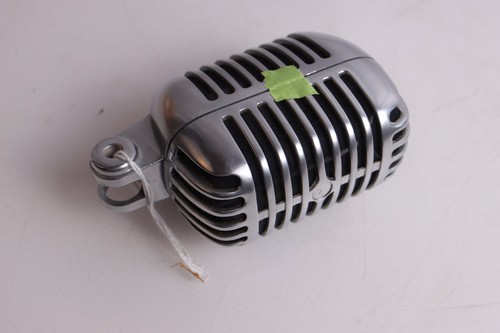 Vintage chrome microphone body - vintage,