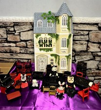 OOAK Sylvanian Families Tower House Fairytale House Figures Furniture Bundle