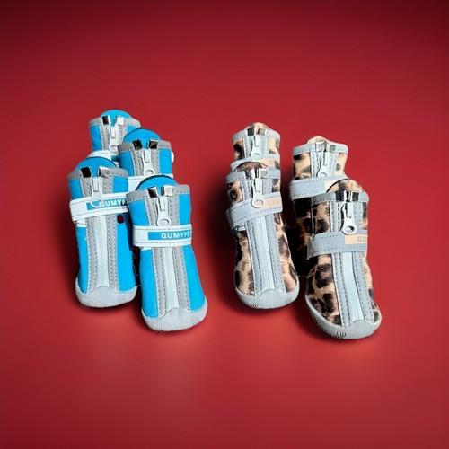 4pcs antislip dog shoes boots - 4pcs,