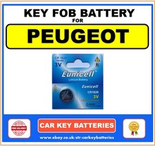 Key Fob Battery Peugeot RCZ