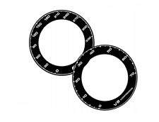 Speedometer disc, dials Mercedes SL55 R230 AMG V8 Kompressor 330 km/h MPH = km/h