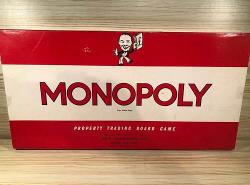 Vintage waddingtons monopoly - vintage,