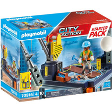 Playmobil 70816 City Action Starter Pack  Construction Site with 59pcs