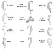 Curtain Rail Track Gliders Decorail Swish Twinglide Solo Nova Drape Harrison