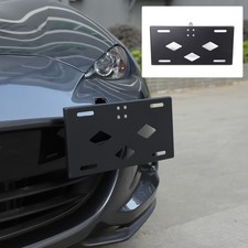Front Bumper Tow Hook License Plate Bracket Mount Holder For Mazda MX-5 2016-25